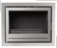 Recuperador de Calor A Lenha Fundição Salgueda Helios Inox (C/ARO) 14KW